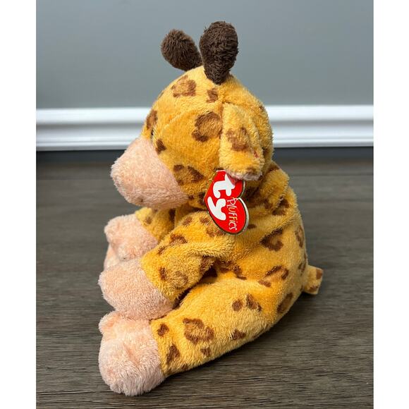 Vintage 2004 Ty Pluffies Tylux‎ Collection Towers the Giraffe With Swing Tag - Picture 2 of 7